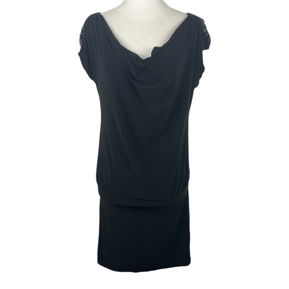 WET SEAL SCOOP NECK WITH BEADED SHOULDER MINI DRESS - Picture 1 of 8